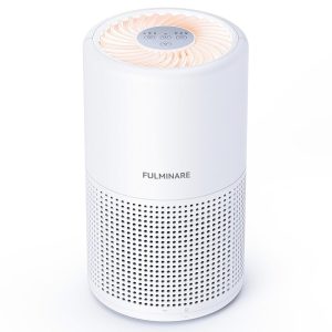 FULMINARE H13 True HEPA Air Air purifier for Bed room – Quiet Air Cleaner with Night time Mild, Transportable Small Air Air purifier for Residence, Workplace, and Dwelling Room