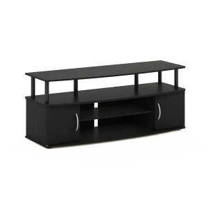 Furinno JAYA Giant TV Stand for TVs As much as 55 Inches, Blackwood End