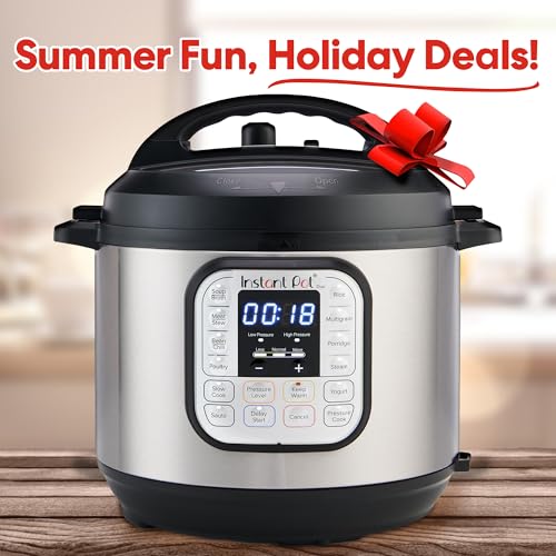 On the spot Pot Duo 7-in-1 Electrical Multi-Cooker: Strain Cooker, Gradual Cooker, Rice Cooker, Steamer, Sauté, Yogurt Maker, Hotter & Sterilizer – Comes with App That includes 800+...